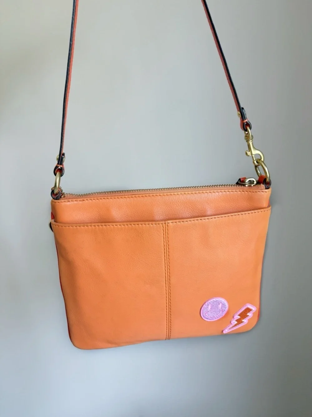 Coach Bonnie Double Zip Pocket Swing Crossbody Bag